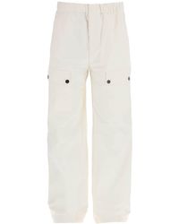 Ferragamo - Linen Coated Pants For - Lyst