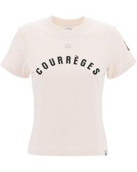 Courreges - "Ac Straight T-Shirt With Print - Lyst