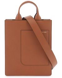 Valextra - Small 'Boxy' Tote Bag - Lyst