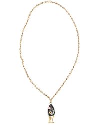 Marni COLLANA PENDENTE PESCE - Metallizzato