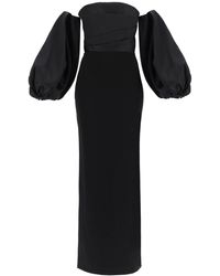 Solace London - Maxi Dress Carmen con maniche a palloncino - Lyst