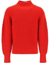 Ferragamo - Ribbed Wool Sweater - Lyst