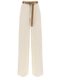 Max Mara - Cobalto Wide Leg Pants - Lyst