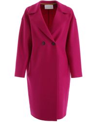 Harris Wharf London Double Coat - Red