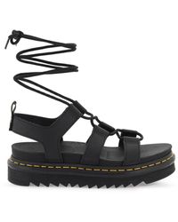 Dr. Martens - Nartilla Hydro Leather Gladiator Sandals - Lyst