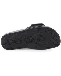 Jimmy Choo - Slides With Logo - Lyst