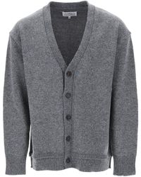 Maison Margiela - Cardigan With Elbow Patches - Lyst