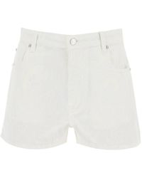 Etro - Paisley Denim Shorts - Lyst