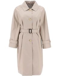 Max Mara The Cube - Single-breasted Trench Coat In Water-resistant Twill - Lyst