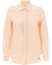 Weekend by Maxmara - Linen Striped Shirt For By Lari - Lyst