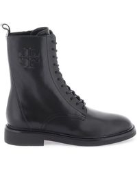 Tory Burch - Double T Combat Boots - Lyst
