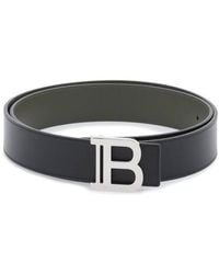 Balmain - Cintura Reversibile B-Belt - Lyst