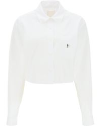 Givenchy - 4g Cropped Shirt - Lyst