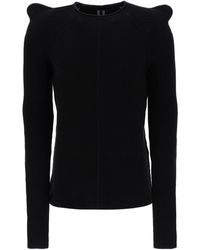 Rick Owens - Pointy Shoulders Cashmere Sweater - Lyst