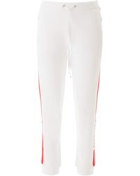 Moncler Sweatpants With Logo - White