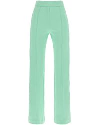 Fendi - Flared Pants With Logo Tape - Lyst