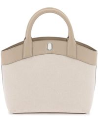 SAVETTE - Small Round Canvas Tote Bag - Lyst