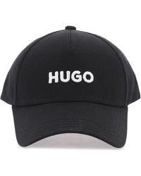 HUGO - "jude Embroidered Logo Baseball Cap With - Lyst