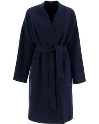 Weekend by Maxmara - Eris Midi Wrap Coat With Robe - Lyst