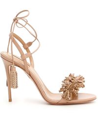 Aquazzura Wild Crystal Sandals 105 - Multicolour