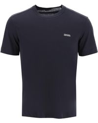 Zegna - Logo T Shirt - Lyst