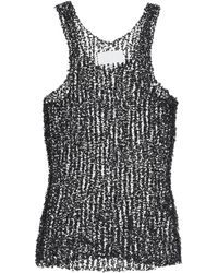 Maison Margiela - Textured Mesh Top For Testing - Lyst