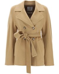 Sportmax - Umano Double-breasted Peacoat - Lyst