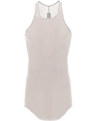 Rick Owens - "ribbed Jersey Tank Top With - Lyst