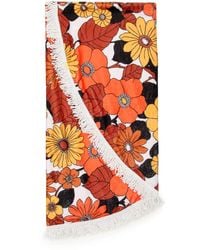 Dodo Bar Or Round Beach Towel - Orange