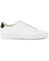Common Projects Retro Low Leather Trainers - White