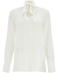 Sportmax - Silk Crepe De Chine Blouse 'Ell - Lyst