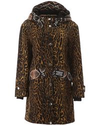 Burberry Cramond Animalier Parka - Brown