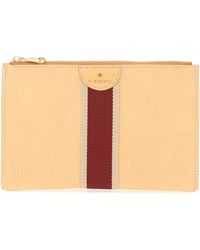 Il Bisonte - Leather Pouch With Ribbon - Lyst