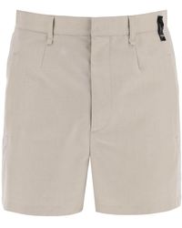 Fendi - High-Waisted Tailored Bermuda Shorts - Lyst