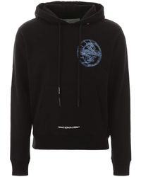 black and white paint bucket hoodie