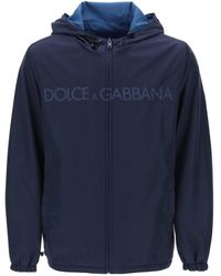 Dolce & Gabbana - Giacca di rompighiaccio reversibile - Lyst
