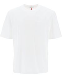 Ferragamo - T-Shirt Con Intarsio A Contrasto - Lyst
