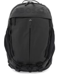 BOSS - Technical Fabric Coated Backpack - Lyst