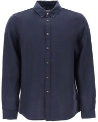 PS by Paul Smith - Linen Button-Down Shirt For - Lyst
