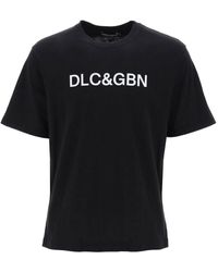 Dolce & Gabbana - Crewneck T-Shirt With Logo - Lyst