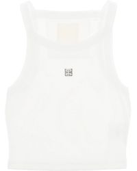 Givenchy - Crop Top Smanicato 4G - Lyst