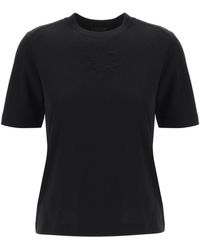 Moncler - Embossed Logo T Shirt - Lyst