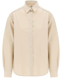 Totême - Toteme "signature Crinkled Fabric Shirt - Lyst