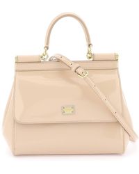 Dolce & Gabbana - Patent Leather 'sicily' Handbag - Lyst