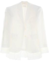 Sportmax - Acacia Blazer With Double Layer Of Organ - Lyst