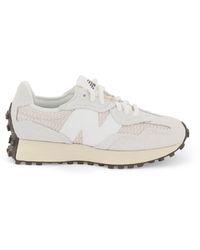 New Balance - Suede And Rope 327 Sneakers In Leather - Lyst