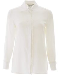 Max Mara Fringed Shirt - White