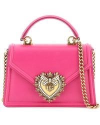 Dolce & Gabbana - BORSA 'DEVOTION' PICCOLA IN PELLE - Lyst