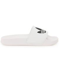 adidas flip flops grey