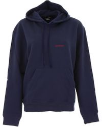 CALVIN KLEIN 205W39NYC Hoodie With Embroidery - Blue